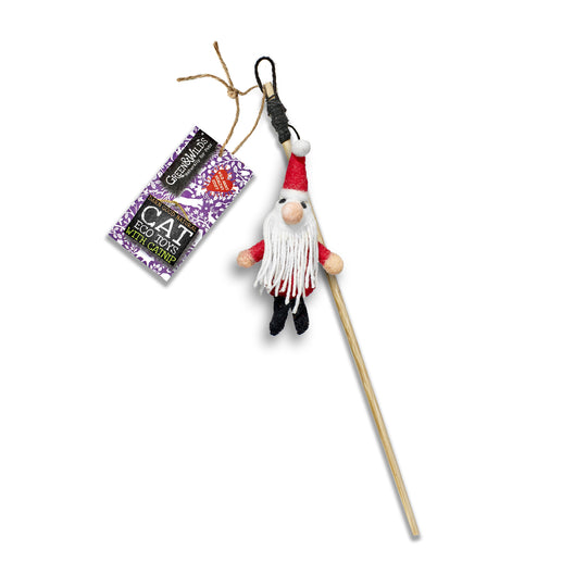 Father Christmouse - Eco Cat Teaser Toy with Catnip