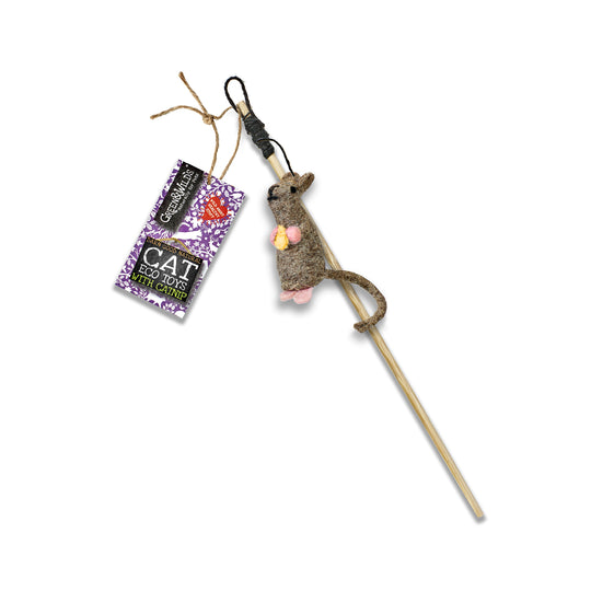 Baby Belle Mouse - Eco Cat Teaser Toy with Catnip