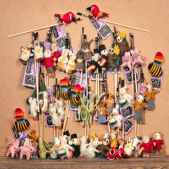 Bundle of 25 Eco Cat Toy/Teasers