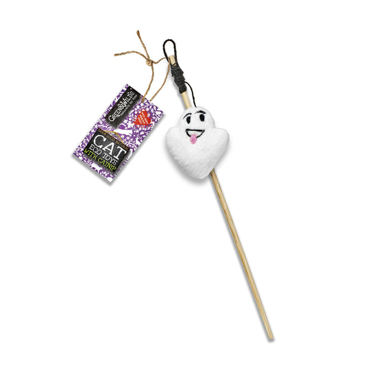 Mr Spooky  - Eco Cat Teaser Toy with Catnip