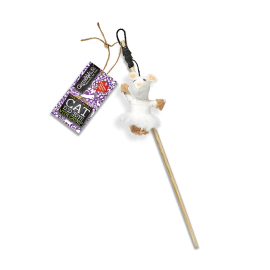 Natalia Mouse - Eco Cat Teaser Toy with Catnip