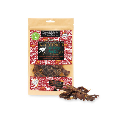 Ozzy Ostrich's Quirky Jerky, 100g