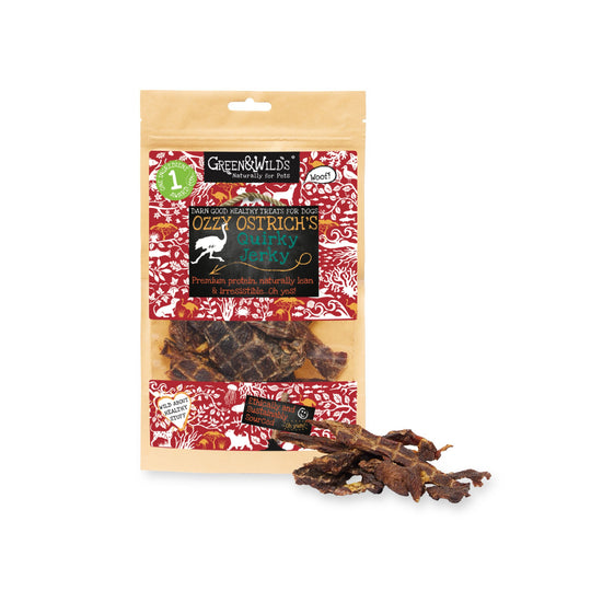 Ozzy Ostrich's Quirky Jerky, 100g