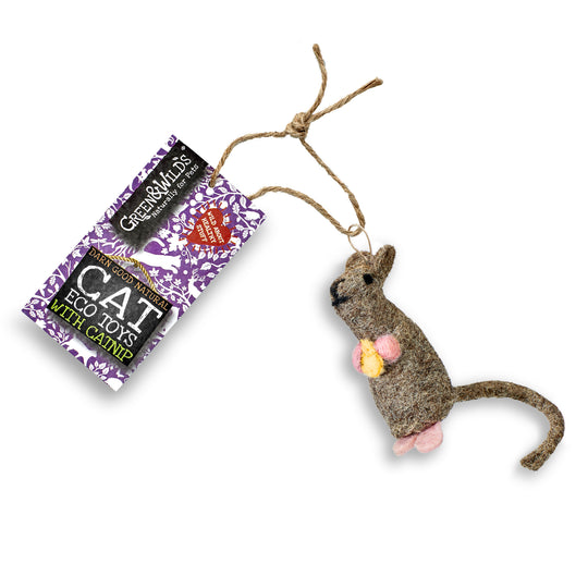 Baby Belle Mouse - Eco Cat Toy with Catnip