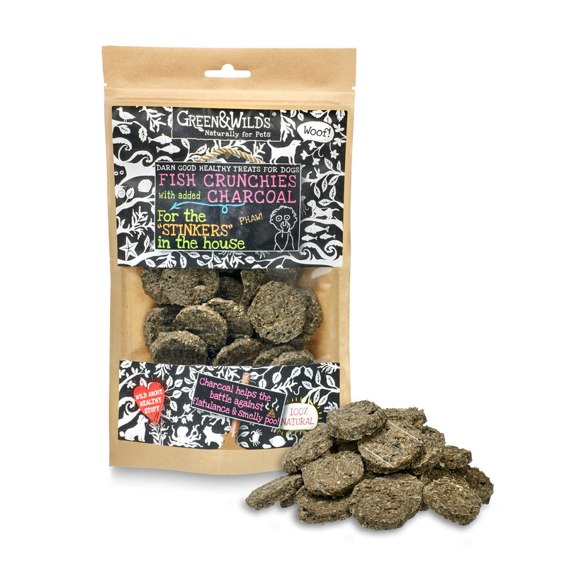 Fish Crunchies with Charcoal, 100g